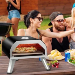 Costway Outdoor Gas Pizza Oven Portable Propane Pizza Stove With Oven Cover Pizza Stone -Sunnydaze Decor Store GUEST 24a70573 a841 4033 8483 e989b3f3e213