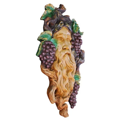 Design Toscano God Of The Grape Harvest Wall Sculpture 4 Design Toscano God Of The Grape Harvest Wall Sculpture - Image 2
