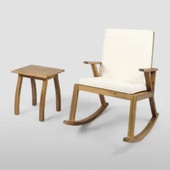 Champlain 2pc Acacia Seating Set - Christopher Knight Home -Sunnydaze Decor Store GUEST 252c5557 e694 4d88 8fa5 71a25c7ab83c