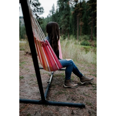 Stansport Cotton Blend Traveler Hammock 78" X 31" Red 5 Stansport Cotton Blend Traveler Hammock 78" X 31" Red - Image 3