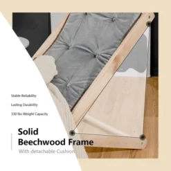 Costway Set Of 2 Foldable Wood Sling Beech Chairs W/ 3 Adjustable Positions&Free Cushion 13 Costway Set Of 2 Foldable Wood Sling Beech Chairs W/ 3 Adjustable Positions&Free Cushion -Sunnydaze Decor Store GUEST 26355006 3eb3 4ac6 84d1 2dc639bb62b5