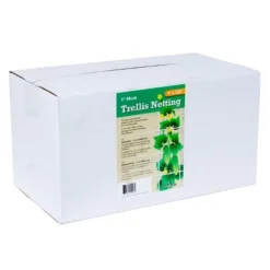 Hydrofarm HGN3284 Climbing Garden Heavy-Duty Trellis Netting For Vegetables, Vines, And Flowers, 4x328-Foot Roll, 6-Inch Mesh