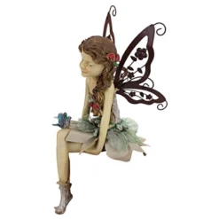 Design Toscano Fannie, The Fairy Sitting Statue -Sunnydaze Decor Store GUEST 284ebaf4 2c0e 4d39 b86f 1c1418ed43fe