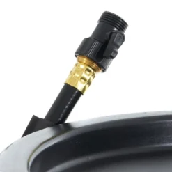 FCMP Outdoor RC45 45 Gallon Heavy Duty Outdoor Home Rain Water Catcher Barrel Container With Hose & Debris Screen, Black -Sunnydaze Decor Store GUEST 28f91947 1155 4572 a390 0907abf4ef7a