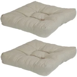 Sunnydaze Decor Sunnydaze Indoor/Outdoor Square Tufted Patio Chair Seat And Back Cushions - 20" - 2pk 17 Sunnydaze Decor Sunnydaze Indoor/Outdoor Square Tufted Patio Chair Seat And Back Cushions - 20" - 2pk -Sunnydaze Decor Store GUEST 29647c47 a4dc 4c79 b459 6dd4f4f985c6