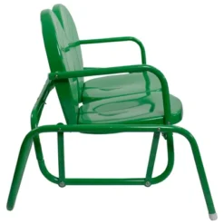 Northlight 2-Person Outdoor Retro Tulip Metal Patio Double Glider Chair, Green 8 Northlight 2-Person Outdoor Retro Tulip Metal Patio Double Glider Chair, Green -Sunnydaze Decor Store GUEST 2a55da8d 8b7c 4043 af99 b7a93e999f17