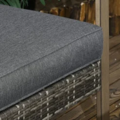 Outsunny Patio Furniture Set, 4 Piece Outdoor Rattan Conversation Set With 2 Rocking Chairs, Cushions, Loveseat Sofa & Coffee Table -Sunnydaze Decor Store GUEST 2a6f5ce0 a356 4f5c b466 430e59cf375c