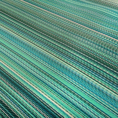 World Rug Gallery Contemporary Stripe Reversible Plastic Outdoor Rugs 7 World Rug Gallery Contemporary Stripe Reversible Plastic Outdoor Rugs - Image 5