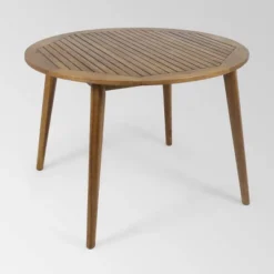 Pines 5pc Acacia Wood Dining Set - Teak/Cream - Christopher Knight Home 7 Pines 5pc Acacia Wood Dining Set - Teak/Cream - Christopher Knight Home -Sunnydaze Decor Store GUEST 2b93c0ee fa9b 46f8 aeb0 14b5df4deaef