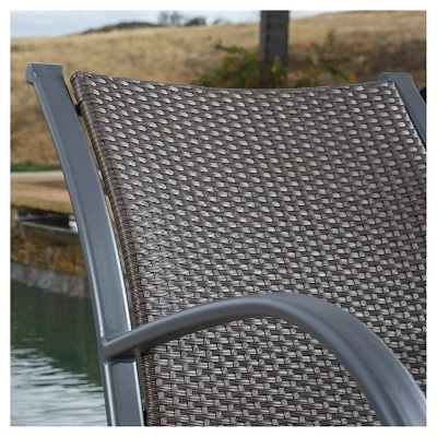 Gracie's 3 Piece Rocking Chair Set - Dark Brown - Christopher Knight Home 5 Gracie's 3 Piece Rocking Chair Set - Dark Brown - Christopher Knight Home - Image 3