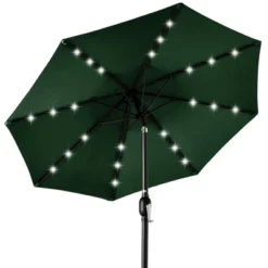 Best Choice Products 10ft Solar LED Lighted Patio Umbrella W/ Tilt Adjustment, UV-Resistant Fabric -Sunnydaze Decor Store GUEST 2c7b64b7 d798 43df 98d0 64b72b8b1731