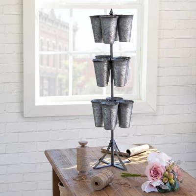 Park Hill Collection Tabletop Flower Bundle Display Rack 5 Park Hill Collection Tabletop Flower Bundle Display Rack - Image 3