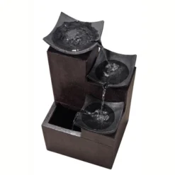 Teamson Home Outdoor Modern Stone-Look 4-Tier Floor Fountain, Brown 13 Teamson Home Outdoor Modern Stone-Look 4-Tier Floor Fountain, Brown -Sunnydaze Decor Store GUEST 2e074a71 da58 4173 aab0 6036d5eaffef