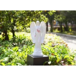 Techko Maid Resin/ABS Guardian Angel Closed Solar Outdoor Garden Statue Decor With Spotlight -Sunnydaze Decor Store GUEST 2f034ae5 0c2e 4719 8a00 a0b64bd0cab2