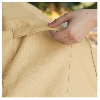 Veranda Medium Square Patio Table And 4 Chairs Cover - Light Pebble - Classic Accessories 3 Veranda Medium Square Patio Table And 4 Chairs Cover - Light Pebble - Classic Accessories