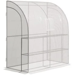 Outsunny 7' X 3' X 7' Outdoor Walk-In Greenhouse, Plant Nursery With Roll-up Windows, PE Cover, And 3 Wire Shelves 18 Outsunny 7' X 3' X 7' Outdoor Walk-In Greenhouse, Plant Nursery With Roll-up Windows, PE Cover, And 3 Wire Shelves -Sunnydaze Decor Store GUEST 2fbe0a32 0494 49f1 bb59 22a15e551741