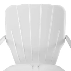 Ridgeland 2pk Outdoor Chairs - White - Crosley -Sunnydaze Decor Store GUEST 2fdd628d 5de1 4a76 a524 f3307a82474d