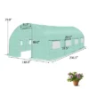 10'X6.5'X20' Walk-in Greenhouse Backyard Grow Tents Steel Frame 8 Windows 2 10'X6.5'X20' Walk-in Greenhouse Backyard Grow Tents Steel Frame 8 Windows -Sunnydaze Decor Store GUEST 30d64fd9 23ab 4c3a a1e2 706e5ee4257b