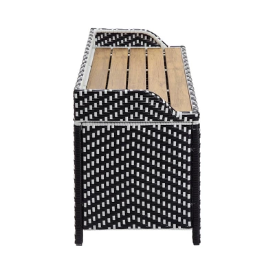 Maksville Outdoor Aluminum Storage Bench - MiBasics 9 Maksville Outdoor Aluminum Storage Bench - MiBasics - Image 7