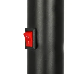 9' X 9' Mirage II Fiesta Market Patio Umbrella With Solar LED Tube Lights Black - Island Umbrella -Sunnydaze Decor Store GUEST 3284341c 0f90 4b69 87ac 89b547878fd4