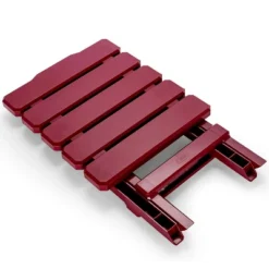 Camco 51684 Portable Indoor Outdoor Camping Picnic Beach Pool Regular Adirondack Plastic Resin Folding Side Table, Red -Sunnydaze Decor Store GUEST 32d14006 e3e5 4f95 ad16 546cc2c7db62