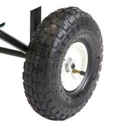 Sunnydaze Decor Sunnydaze Outdoor Lawn And Garden Heavy-Duty Steel Utility Cart With Removable Sides And Weather-Resistant Polyester Liner -Sunnydaze Decor Store GUEST 33762b1c 6af3 47a0 9b90 ac6f95dc04c7