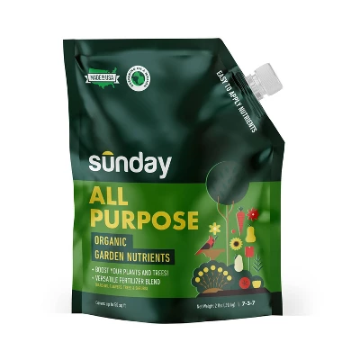 Sunday 2lb All Purpose Fertilizer 3 Sunday 2lb All Purpose Fertilizer