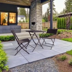 Saint Birch 3PCS Patio Set With 2 Folding Chairs And 1 Folding Table -Sunnydaze Decor Store GUEST 33b6c0f1 f6ce 4691 a239 fa2826618401