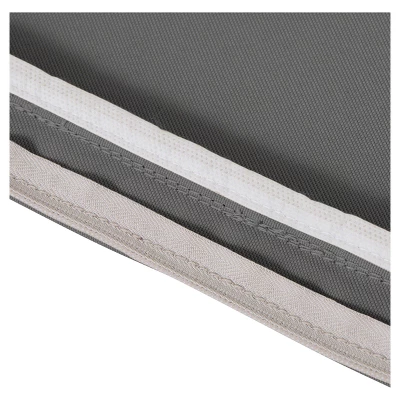 Montlake Fadesafe Square Patio Dining Seat Cushion Set - Charcoal Gray - Classic Accessories 10 Montlake Fadesafe Square Patio Dining Seat Cushion Set - Charcoal Gray - Classic Accessories - Image 8