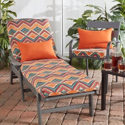 Set Of 2 Outdoor Lumbar Throw Pillows Rust - Kensington Garden 5 Set Of 2 Outdoor Lumbar Throw Pillows Rust - Kensington Garden - Image 3