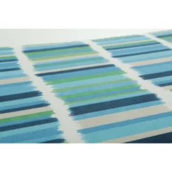 Pillow Perfect - Outdoor Tufted Bench Cushion Solar Stripe -Sunnydaze Decor Store GUEST 3612b67c 3d82 49f5 bfd5 b014b361525b