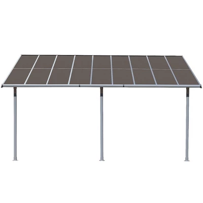 Aoodor Wall Mount Gazebo Outdoor Pergola Polycarbonate Gazebo Panels Canopy 12 Aoodor Wall Mount Gazebo Outdoor Pergola Polycarbonate Gazebo Panels Canopy - Image 10