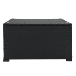 9pc Wicker Patio Sectional Seating Set With Cushions - Black/Beige - GODEER -Sunnydaze Decor Store GUEST 366b750c a856 4cc9 9986 8fee35646b46