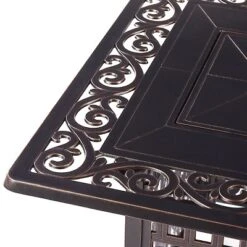 5pc Outdoor Dining Set With 48" Rectangle Fire Table & Deep Seating Swivel Rocking Chairs, Wind Blocker Lid & Covers - Oakland Living 23 5pc Outdoor Dining Set With 48" Rectangle Fire Table & Deep Seating Swivel Rocking Chairs, Wind Blocker Lid & Covers - Oakland Living -Sunnydaze Decor Store GUEST 39e1ebb5 3245 4a55 9c13 ecbd9bf6f7fb