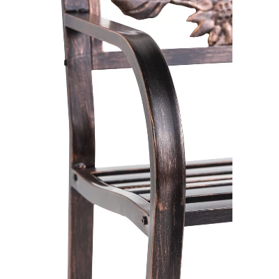 Evergreen Sunflower Bench 6 Evergreen Sunflower Bench - Image 4