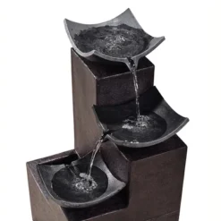 Teamson Home Outdoor Modern Stone-Look 4-Tier Floor Fountain, Brown 12 Teamson Home Outdoor Modern Stone-Look 4-Tier Floor Fountain, Brown -Sunnydaze Decor Store GUEST 3a4d71c7 a0f8 4574 bf6d b5838b567009