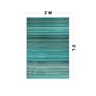 World Rug Gallery Contemporary Stripe Reversible Plastic Outdoor Rugs 13 World Rug Gallery Contemporary Stripe Reversible Plastic Outdoor Rugs - Image 11