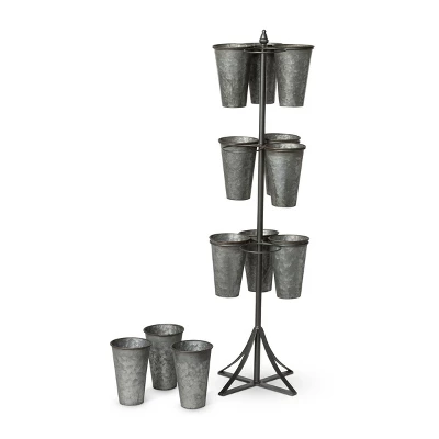 Park Hill Collection Tabletop Flower Bundle Display Rack 4 Park Hill Collection Tabletop Flower Bundle Display Rack - Image 2
