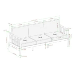 Saracina Home Modern Boho Eucalyptus Outdoor Spindle Sofa With Cushions 13 Saracina Home Modern Boho Eucalyptus Outdoor Spindle Sofa With Cushions -Sunnydaze Decor Store GUEST 3d8e4406 bf24 47ef b778 46137a40d20d