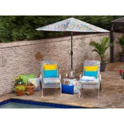 Ummi 2-Piece Squared Edge Seat Cushion Set - Pillow Perfect -Sunnydaze Decor Store GUEST 3eb3ee74 a86d 4ff2 a373 b71f8b3c7be6