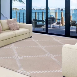 Modern Coastal Diamond Lattice Indoor Outdoor Area Rug By Blue Nile Mills 17 Modern Coastal Diamond Lattice Indoor Outdoor Area Rug By Blue Nile Mills -Sunnydaze Decor Store GUEST 409ab9bc 5f2e 4c37 95c4 5877553a1245