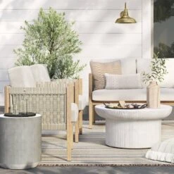 Pasadena Patio Loveseat - Gray - Thresholdâ„¢ Designed With Studio McGee