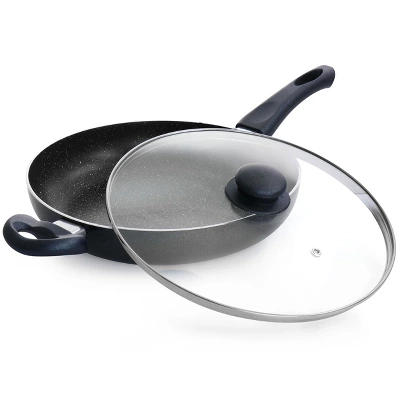 Oster® Oster Anetta 3.5 Quart Nonstick Saute Pan With Lid In Navy Blue 7 Oster® Oster Anetta 3.5 Quart Nonstick Saute Pan With Lid In Navy Blue - Image 5