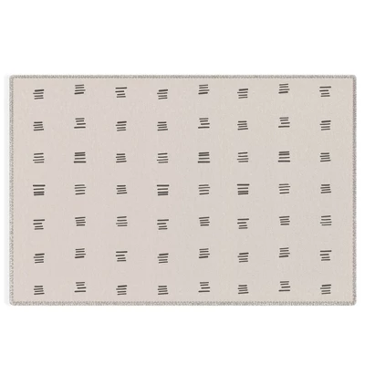 Urban Wild Studio Desert Check Small Charcoal Outdoor Rug - Deny Designs 8 Urban Wild Studio Desert Check Small Charcoal Outdoor Rug - Deny Designs - Image 6