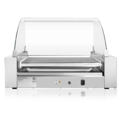 Olde Midway Electric Hot Dog Roller Grill Cooker With Glass Cover, Commercial Grade Machine -Sunnydaze Decor Store GUEST 441b553d 38d6 4377 8261 36b7c146f4ff