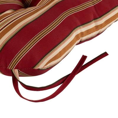 Roma Stripe Outdoor Seat Cushion - Kensington Garden 5 Roma Stripe Outdoor Seat Cushion - Kensington Garden - Image 3