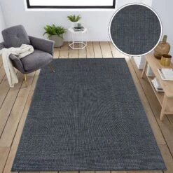 World Rug Gallery Contemporary Flatweave Indoor/Outdoor Area Rug -Sunnydaze Decor Store GUEST 478231e4 f2d2 4523 8d7d ba63f03aa3c0