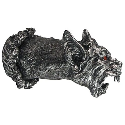 Design Toscano Gothic Gargoyle Cathedral Devil Dog Illuminated Wall Sculpture 7 Design Toscano Gothic Gargoyle Cathedral Devil Dog Illuminated Wall Sculpture - Image 5