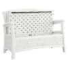Suncast ELEMENTS Resin Patio Storage Loveseat - White 1 Suncast ELEMENTS Resin Patio Storage Loveseat - White -Sunnydaze Decor Store GUEST 48780a21 cd0a 41cd bf77 542494953e5a