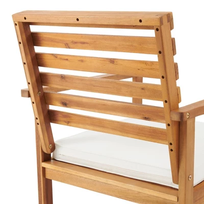 Orwell 2pk Acacia Wood Patio Chairs With Cushions - Natural - Alaterre Furniture 10 Orwell 2pk Acacia Wood Patio Chairs With Cushions - Natural - Alaterre Furniture - Image 8